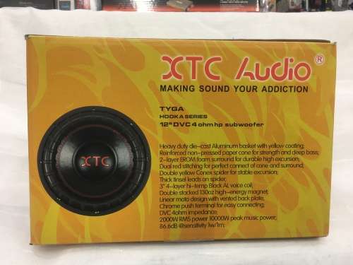 XTC TYGA 12 INCH SUB 10000W DVC